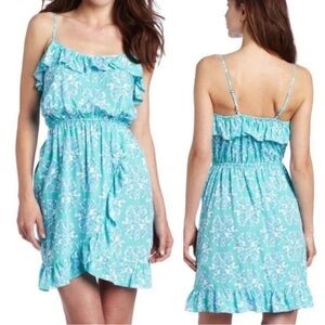 Lilly Pulitzer hey sailor ruffle patterned dress S